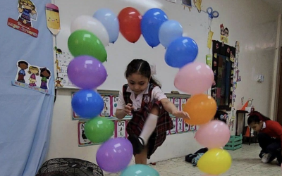 La magia del aire: valores y globos en acción